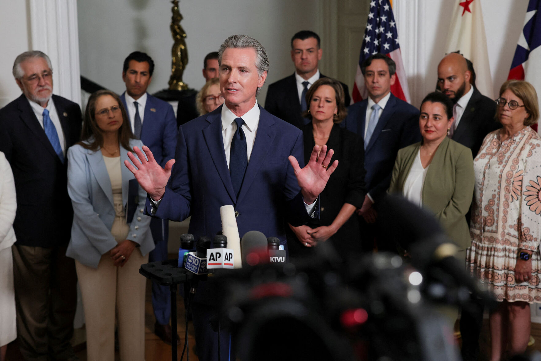 California Democrats hold hearings on new congressional map to counter Trump-backed redistricting